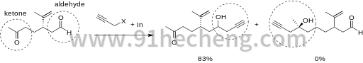 更新了醛的化学选择性炔丙基化