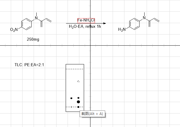 求助一个苯环上硝基还原成氨基的反应